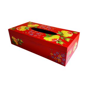 جعبه دستمال کاغذی دست ساز تیج سان (نقاشی)